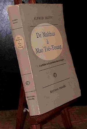 Bild des Verkufers fr DE MALTHUS A MAO TSE-TOUNG zum Verkauf von Livres 113