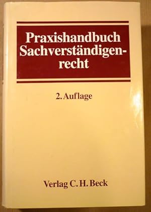 Imagen del vendedor de Praxishandbuch Sachverstndigenrecht a la venta por Antiquariat Bernhard