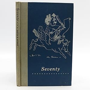Seventy: Verses 1924-1959 (Signed Limited First Edition)
