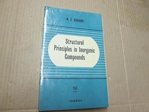 Bild des Verkufers fr Structural Principles in Inorganic Compounds zum Verkauf von Goldstone Rare Books