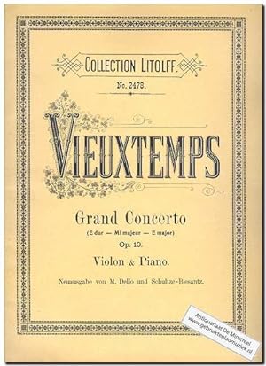 Seller image for Grand concerto E-major Op 10 for sale by ANTIQUARIAAT DE MINSTREEL