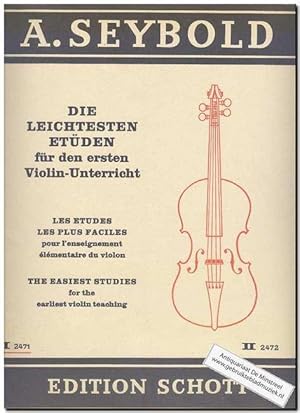 Bild des Verkufers fr Die leichtesten Etuden fur den ersten Violin-Unterricht I zum Verkauf von ANTIQUARIAAT DE MINSTREEL