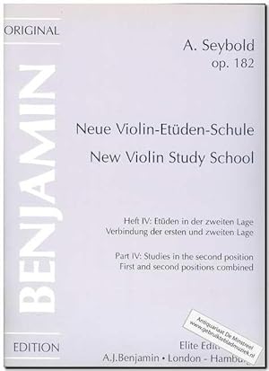 Bild des Verkufers fr Neue Violin-Etuden-Schule Op 182 zum Verkauf von ANTIQUARIAAT DE MINSTREEL