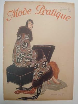 La Mode Pratique Magazine #50, 13th Dec. 1924, Original Front Cover Only