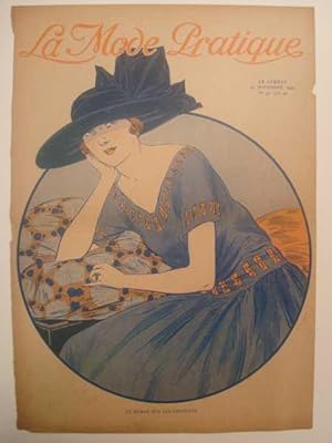 La Mode Pratique Magazine #47, 25th Nov. 1922, Original Front Cover Only