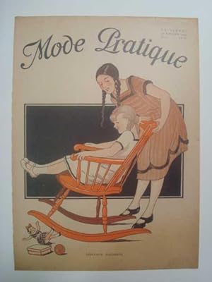 La Mode Pratique Magazine #5, 31st Jan. 1925 Original Front Cover Only