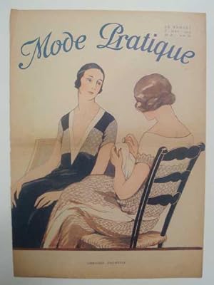 La Mode Pratique Magazine #18, 3rd May 1924 Original Front Cover Only