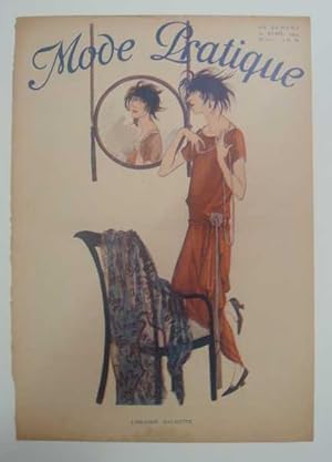 La Mode Pratique Magazine #15, 12th Apr.1924, Original Front Cover Only
