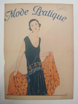 La Mode Pratique Magazine #48, 1st Dec. 1923, Original Front Cover Only