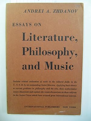 Essays on Literature, Philosophy, and Music