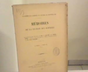 Memoires de la Section des Sciences Academie des Sciences et Lettres de Montpellier 2.Serie Tome ...