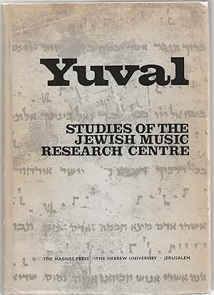 Yuval: Studies of the Jewish Music Research Centre