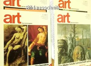 10 Hefte: Art das Kunstmagazin 1984 Nr. 1 Januar / Nr. 3 März / Nr. 4 April / Nr. 5 Mai / Nr. 6 J...