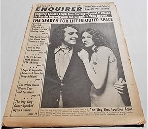 Seller image for National Enquirer (August 20, 1972) (Supermarket Tabloid Newspaper) (Cover Headline: THE SEARCH FOR LIFE IN OUTER SPACE) for sale by Bloomsbury Books