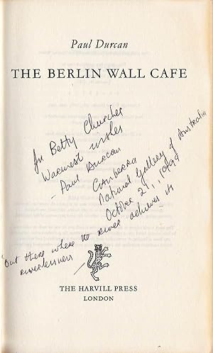 Seller image for The Berlin Wall Cafe for sale by Badger Books