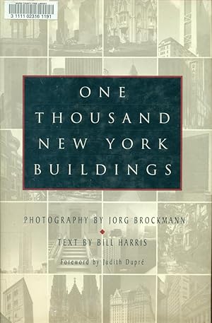 Bild des Verkufers fr ONE THOUSAND NEW YORK BUILDINGS zum Verkauf von 100POCKETS