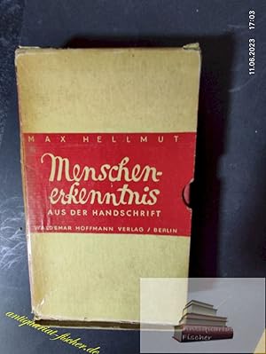 Seller image for Menschenerkenntnis aus der Handschrift : [12 Hefte]. Max Hellmut [Mehrteiliges Werk] for sale by Antiquariat-Fischer - Preise inkl. MWST