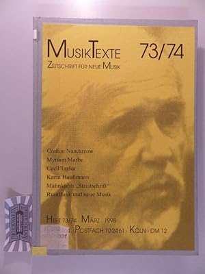 Immagine del venditore per Musiktexte : Zeitschrift fr Neue Musik - Jahrgang 1998, Hefte 73/74, 75, 76/77, Register 61 - 75. venduto da Druckwaren Antiquariat