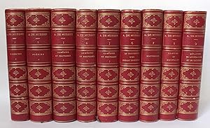 Oeuvres de Alfred de Musset. I. Poésies 1828-1833, II. Poésies 1833-1852, III-V. Comédies et prov...