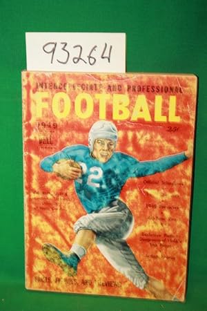 Image du vendeur pour Intercollegiate and Professional Football 1949 Charlie Justice University of North Carolina mis en vente par Princeton Antiques Bookshop