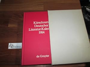 Bild des Verkufers fr Krschners deutscher Literatur-Kalender 1984 zum Verkauf von Antiquariat im Kaiserviertel | Wimbauer Buchversand