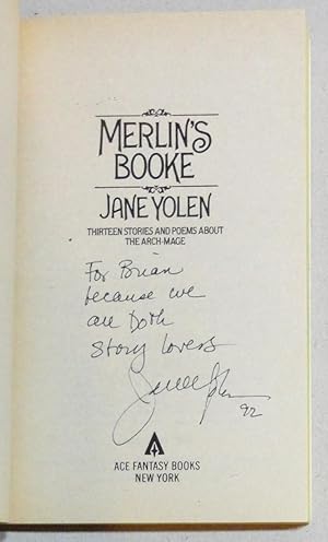 Merlin's Booke: Yolen, Jane