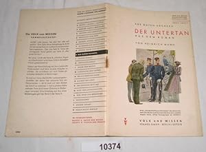 Aus guten Büchern: Der Untertan (aus dem Roman von Heinrich Mann) - Volk und Wissen Sammelbüchere...