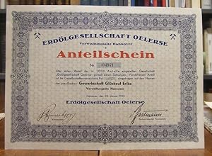 Anteilschein Nr. 04971 über einen Anteil (von 7000) vom 23. Januar 1932. Ausgestellt auf den Name...