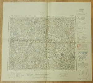 Topographische Übersichtskarte des Deutschen Reiches. Ausgabe C. Blatt 104: Guben. Hg. von der pr...