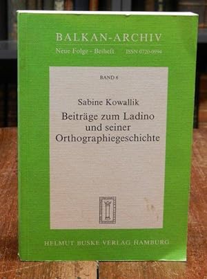 Beiträge zum Ladino und seiner Orthographiegeschichte. Mit 2 Falttabellen.