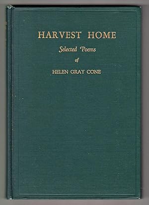 Harvest Home: Selected Poems.