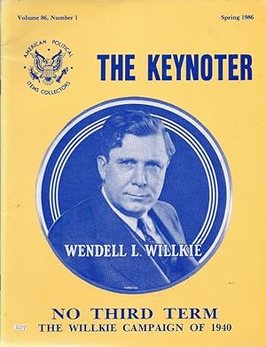 Immagine del venditore per The Keynoter Volume 86, No. 1, (Spring 1986) OVERSIZE venduto da Charles Lewis Best Booksellers