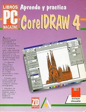 Bild des Verk�ufers f�r APRENDE Y PRACTICA CORELDRAW 4. Sin disquette. zum Verkauf von angeles sancha libros