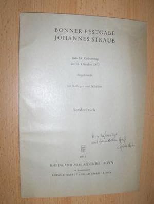 Immagine del venditore per Ciceros Urteil ber die Enstehung des tribunates als Institution der rmischen Verfassung (rep. 2,57-59) Extrakt - Extraits + AUTOGRAPH auf d. Cover *. Sonderdruck. venduto da Antiquariat am Ungererbad-Wilfrid Robin