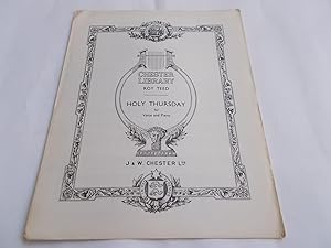 Seller image for Holy Thursday: For Voice and Piano (Sheet Music) for sale by Bloomsbury Books