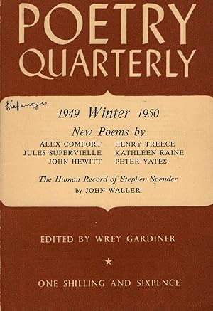 Poetry Quarterly Winter 1949-1950 Vol. 2 No. 4