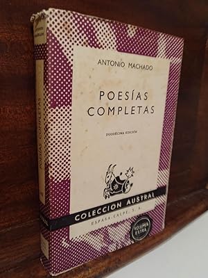 Seller image for Poesas completas for sale by Libros Antuano