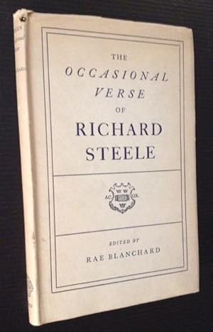 Image du vendeur pour The Occasional Verse of Richard Steele mis en vente par APPLEDORE BOOKS, ABAA