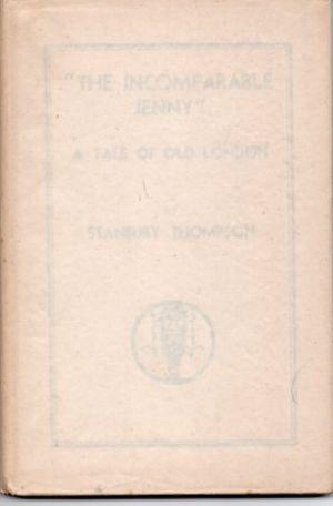 'THE INCOMPARABLE JENNY' A Tale of Old London