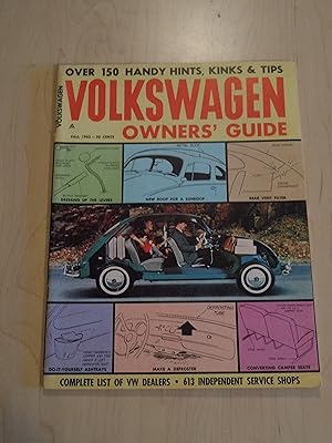 Volkswagen Owners' Guide Fall 1963, Over 150 Handy Hints, Kinks & Tips