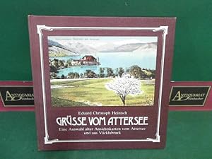 Bild des Verkufers fr Grsse vom Attersee - Eine Auswahl alter Ansichtskarten vom Attersee und aus Vcklabruck. zum Verkauf von Antiquariat Deinbacher