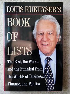 Seller image for Louis Rukeyser's Book of Lists for sale by P Peterson Bookseller