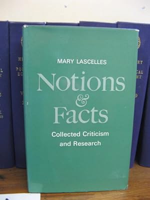 Seller image for Notions and Facts: Collected Criticism and Research for sale by PsychoBabel & Skoob Books