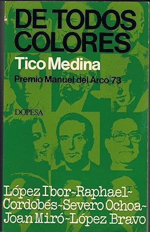 Imagen del vendedor de DE TODOS LOS COLORES. a la venta por Librería Torreón de Rueda