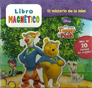 EL MISTERIO DE LA MIEL, Mis amigos Tigger y Pooh LIBRO MAGNETICO DISNEY con más de 20 imanes de r...