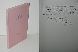 Skizzen- und Tagebuch in Versen November 93 - Mai 94 Zwischendurch-Gedichte