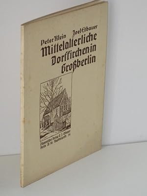 Bild des Verkufers fr Mittelalterliche Dorfkirchen in Groberlin zum Verkauf von Antiquariat Foertsch