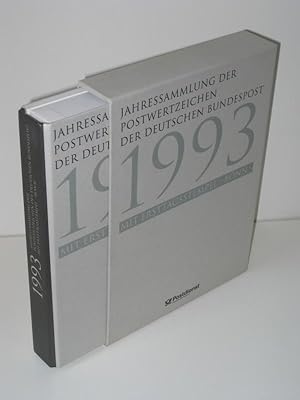 Jahressammlung der Postwertzeichen der Deutschen Bundespost mit Ersttagsstempel 1993