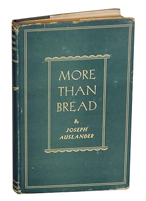 Bild des Verk�ufers f�r More Than Bread zum Verkauf von Jeff Hirsch Books, ABAA