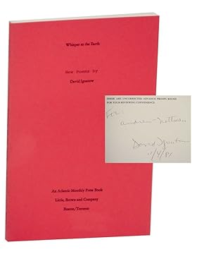 Bild des Verk�ufers f�r Whisper to The Earth (Signed) zum Verkauf von Jeff Hirsch Books, ABAA